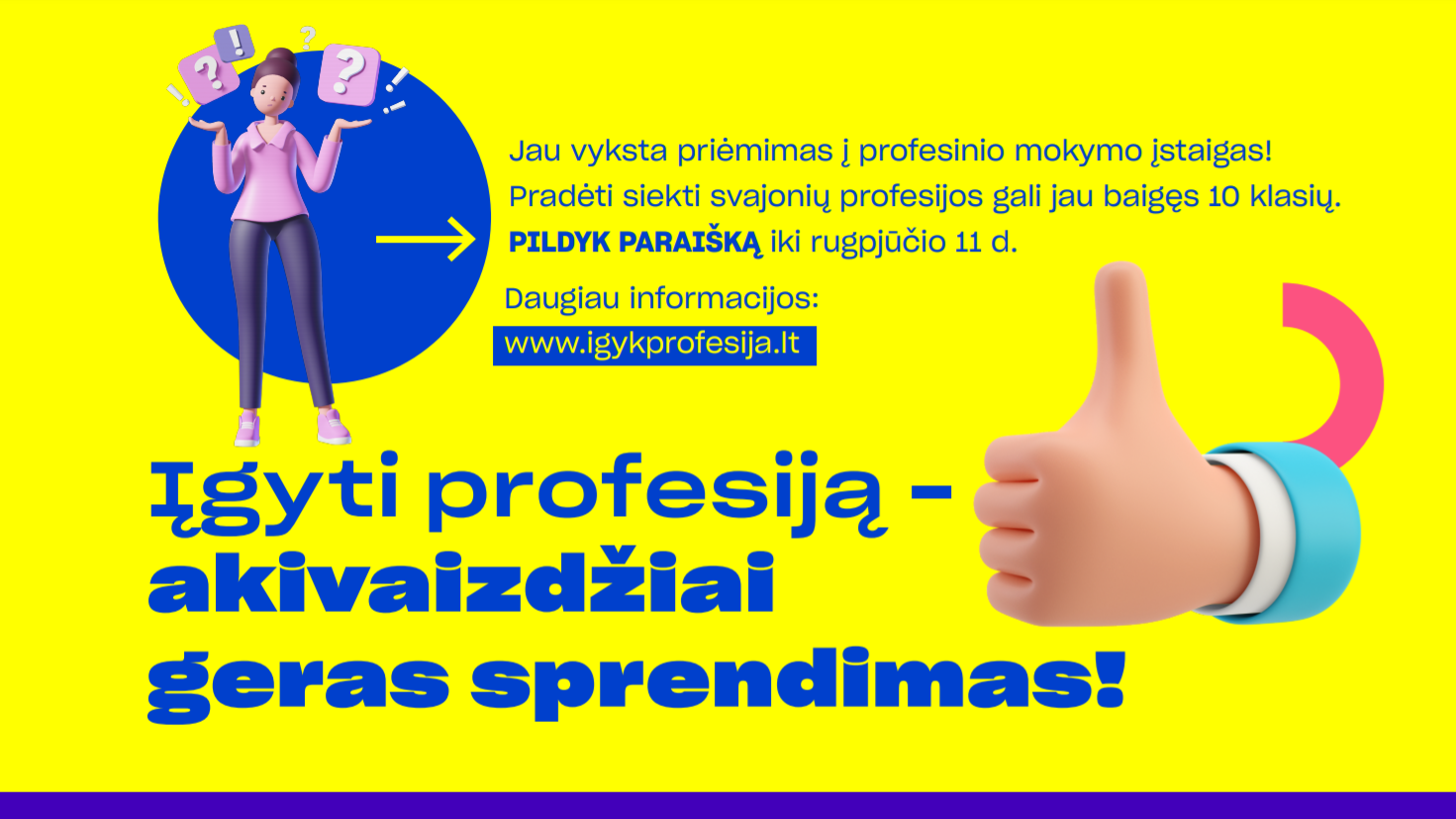 Baigusiems 10 Ar 11 Klasių Vidurinio Ugdymo Ir Profesinio Mokymo Programos Alytaus Profesinio Rengimo Centras